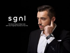 sgnl telephoner avec le doigt